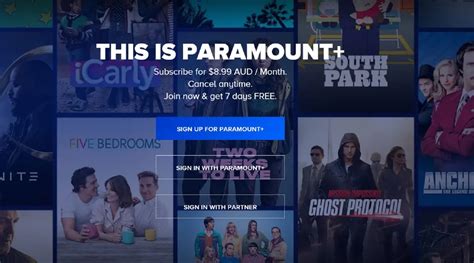 official paramount plus website.